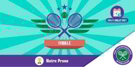 Pronostic finale wimbledon