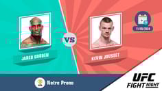 Pronostic jared gooden kevin jousset
