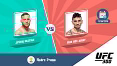 Pronostic justin gaethje max holloway