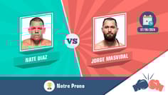 Pronostic nate diaz jorge masvidal