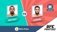 Pronostic robert whittaker khamzat chimaev