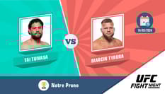 Pronostic tai tuivasa marcin tybura