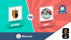 Pronostic belgique egypte