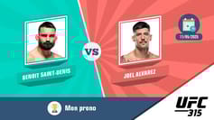 Pronostic benoit saint denis joel alvarez