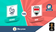 Pronostic france irak