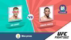 Pronostic ian garry carlos prates