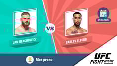 Pronostic jan blachowicz carlos ulberg